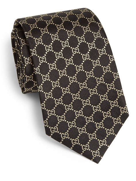 gucci print tie|Gucci tie for men.